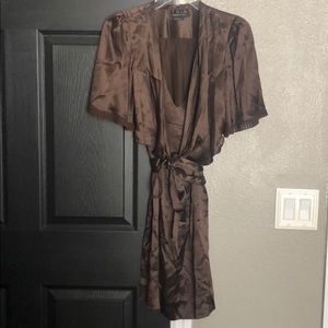 BCBGMAXAZRIA brown dress